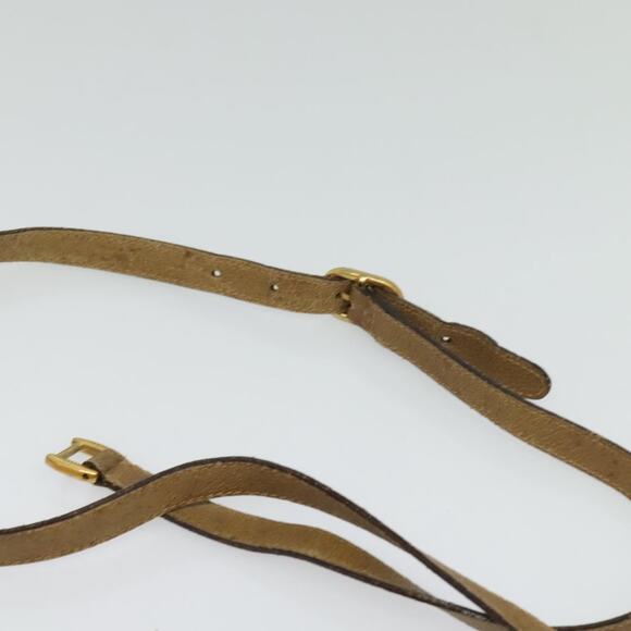 GUCCI GG Supreme Web Sherry Line Bag Pvc Beige Gold 68 02 004
